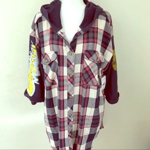 Free People casual modern oversized shirt/ dress